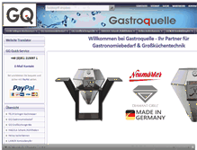 Tablet Screenshot of gastroquelle.com